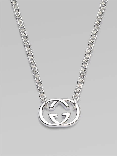 gucci silver bead necklace|gucci necklaces for women silver.